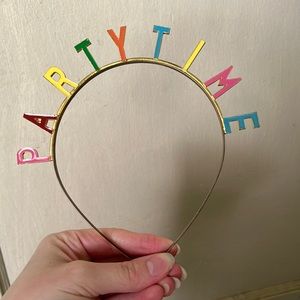 “Party time” headband